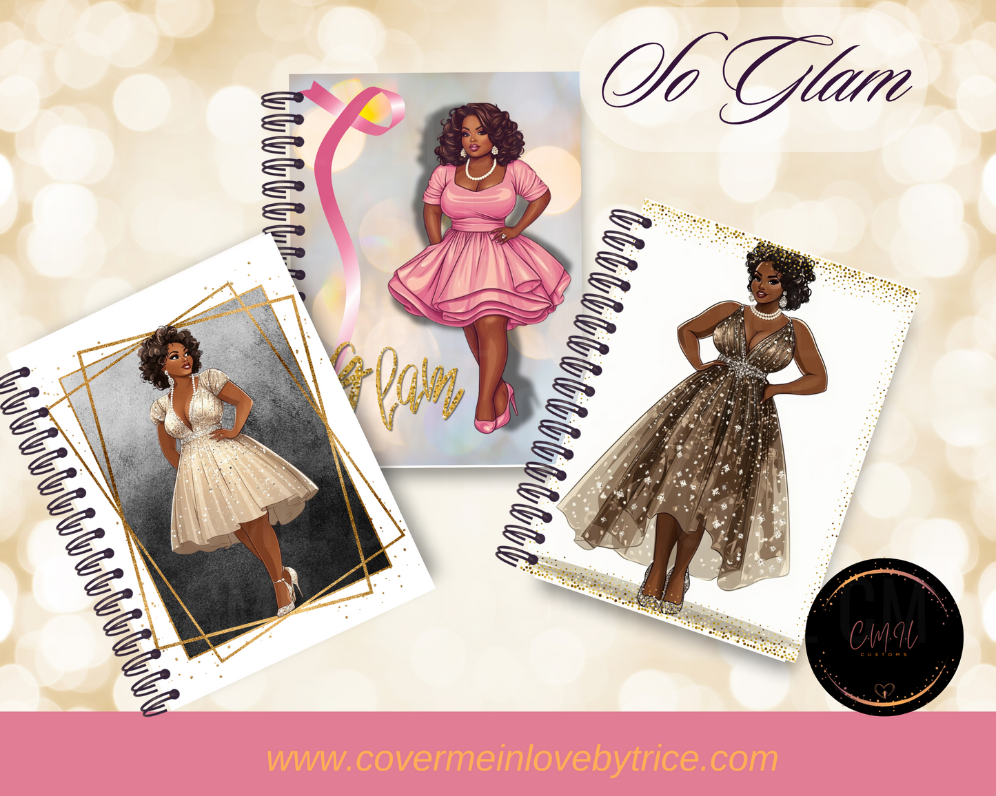 So Glam Journal Cover - Instant Download