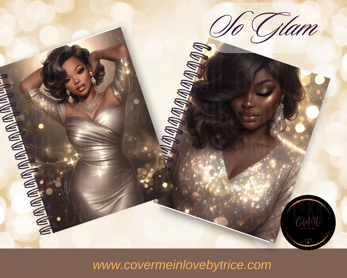 So Glam Journal Cover - Instant Download