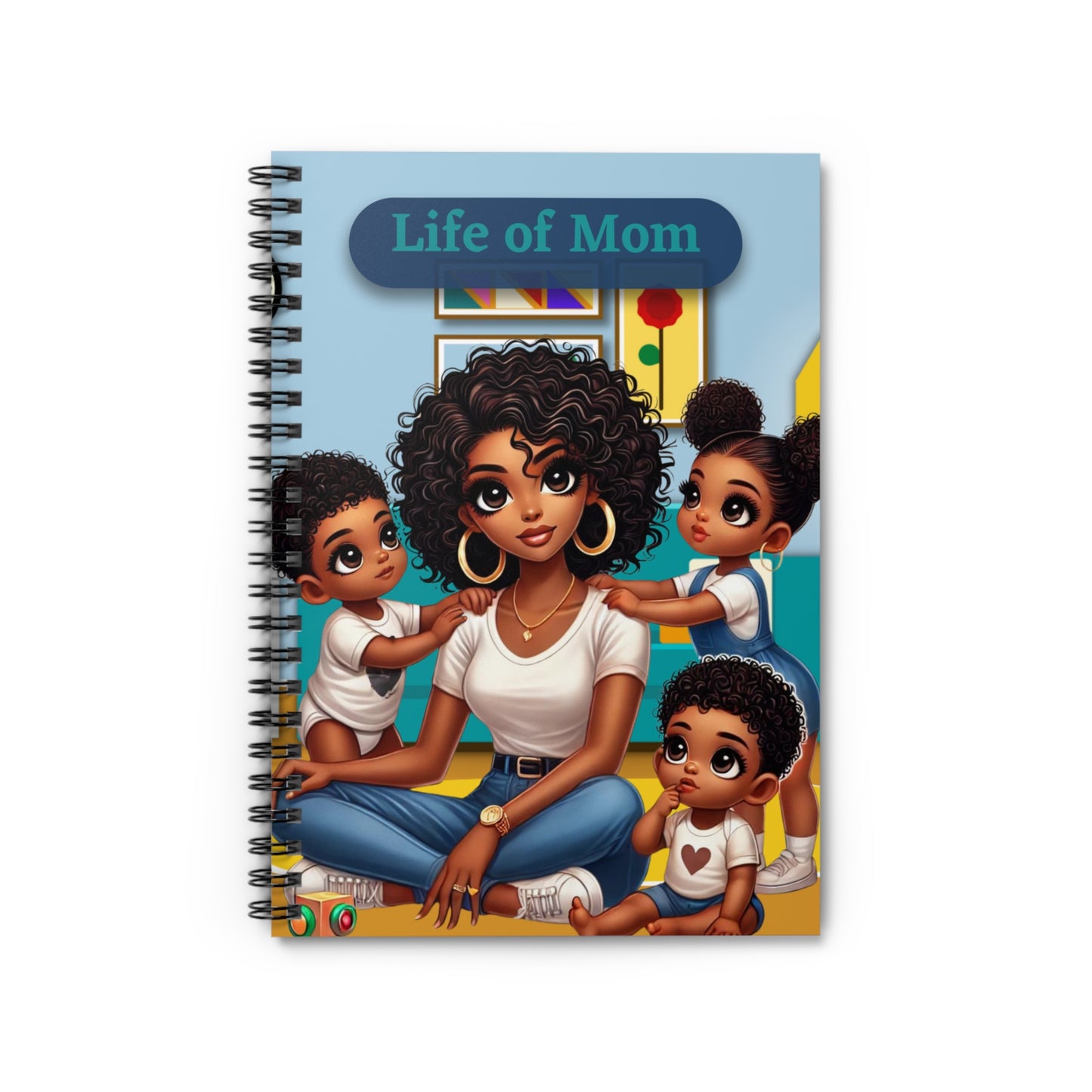 Life of Mom Spiral Notebook - Ruled Line