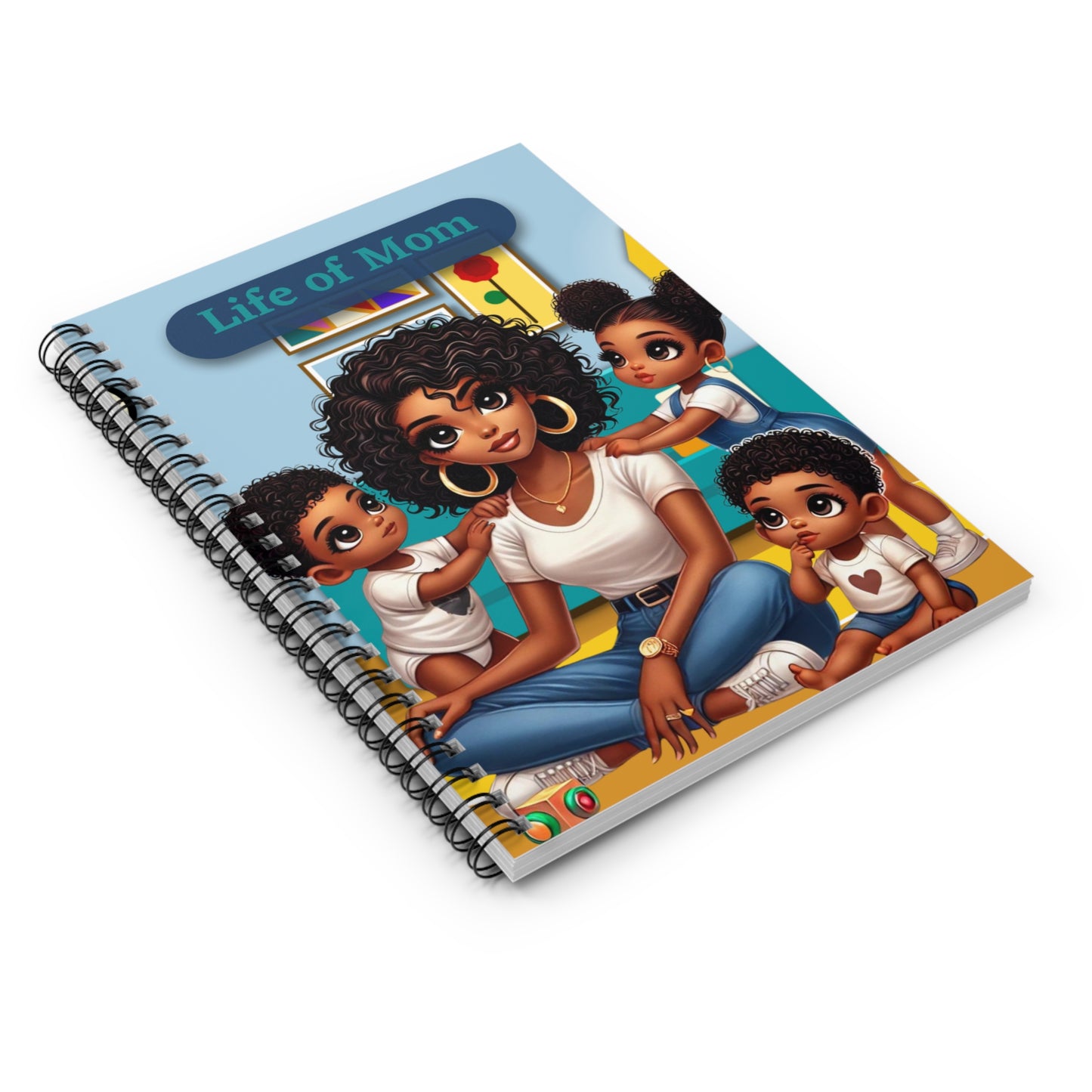 Life of Mom Spiral Notebook - Ruled Line