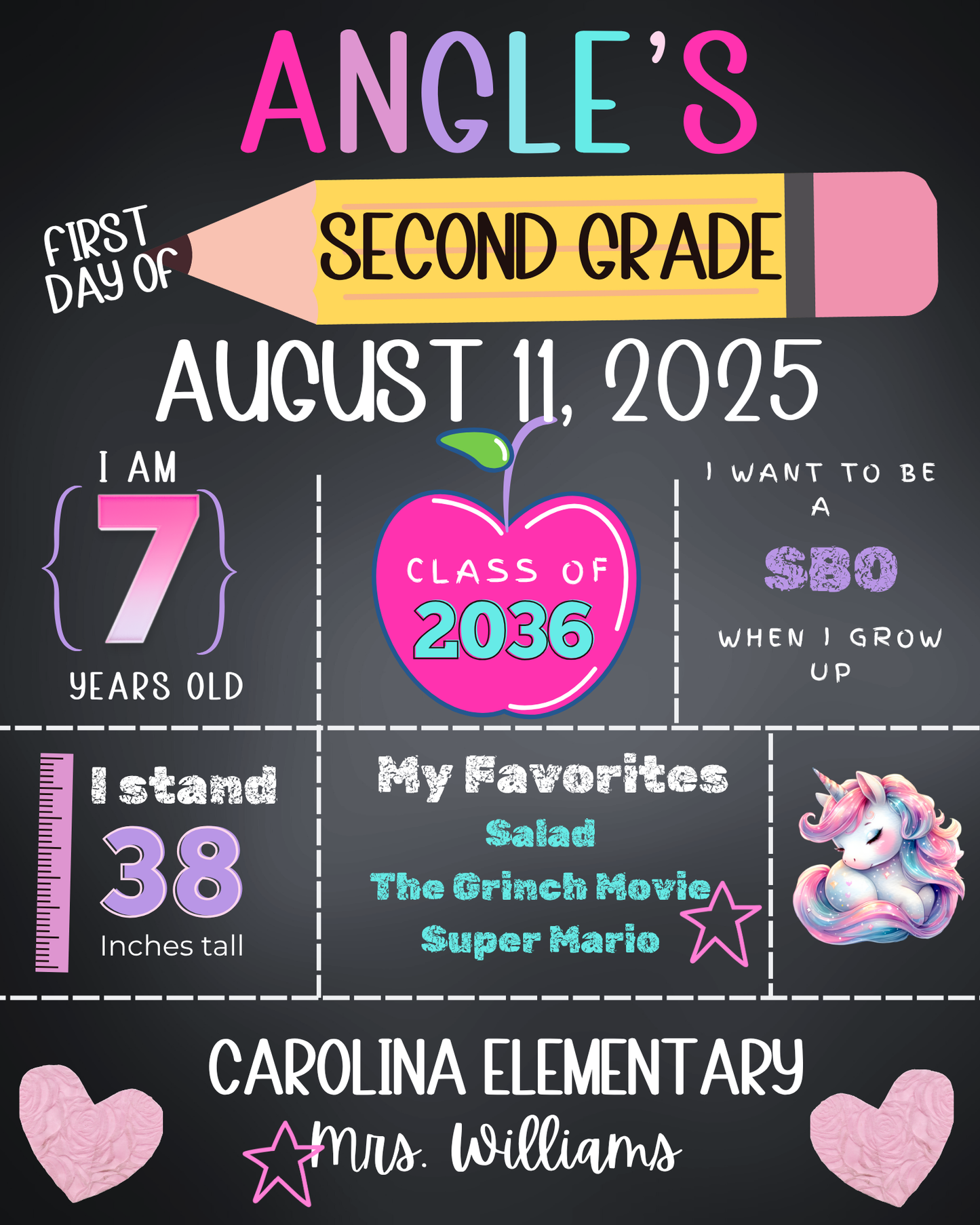First day of school sign printable