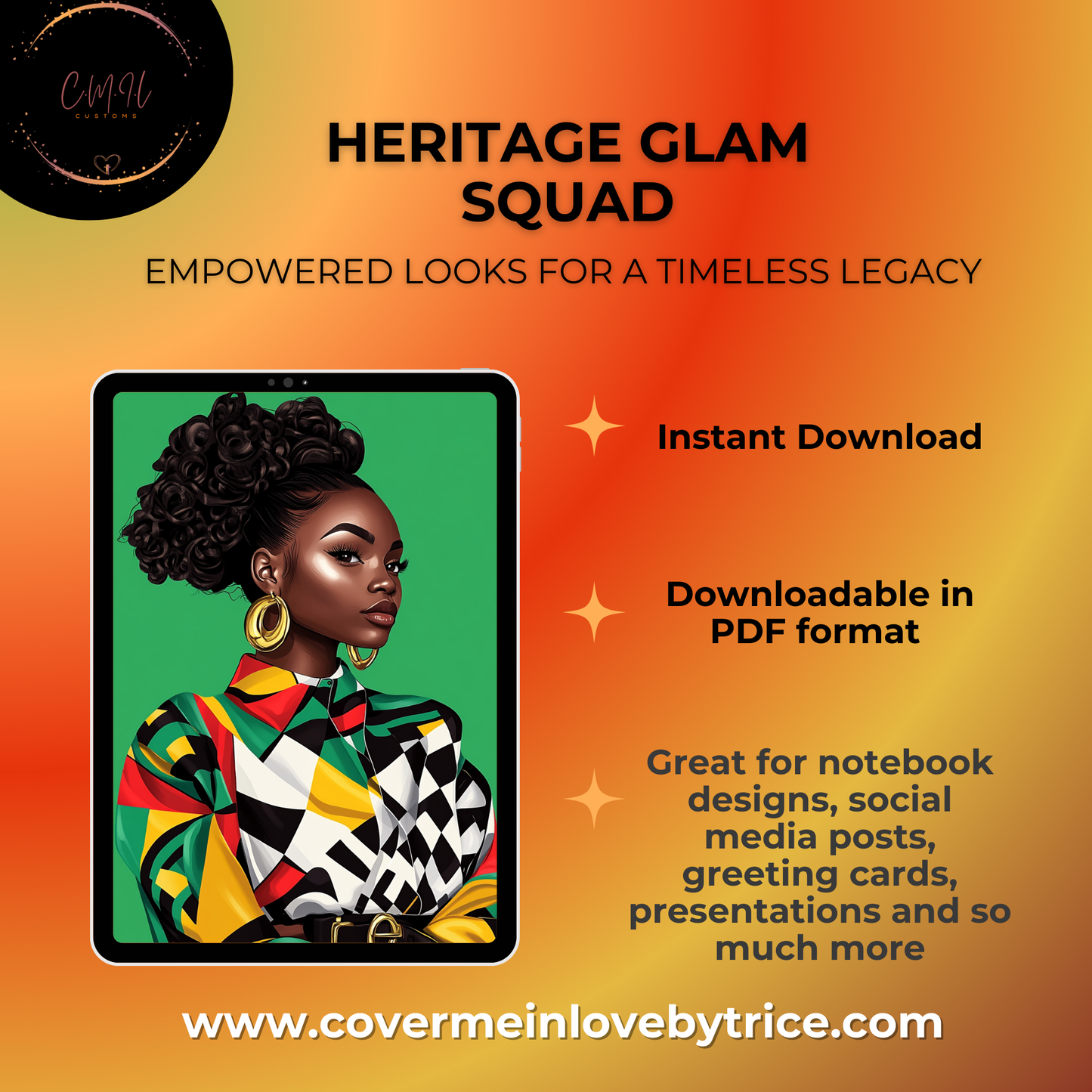 Heritage Glam Squad- Instant Download
