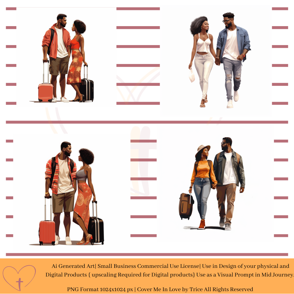 Travel Together Ai Art Bundle