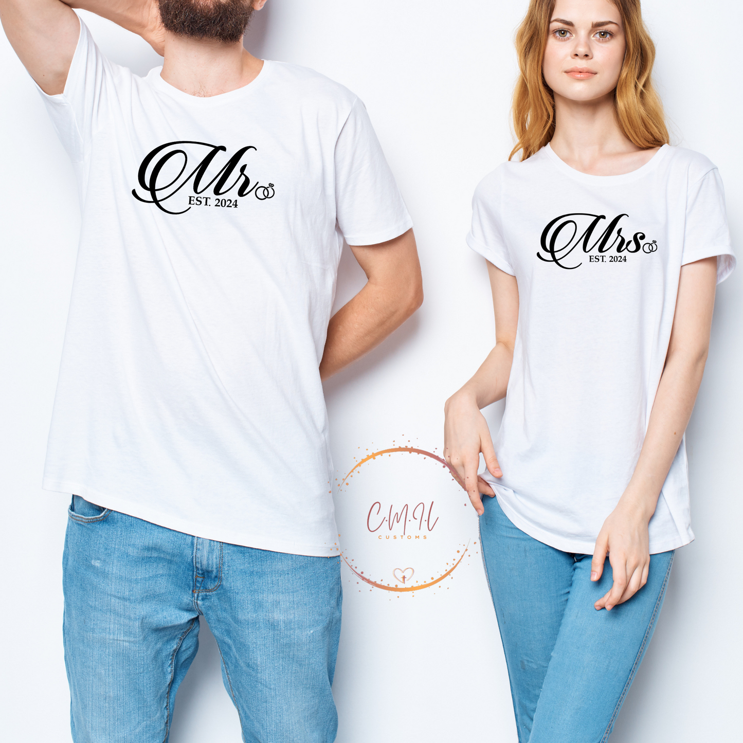 Mr. & Mrs (year)-Tee