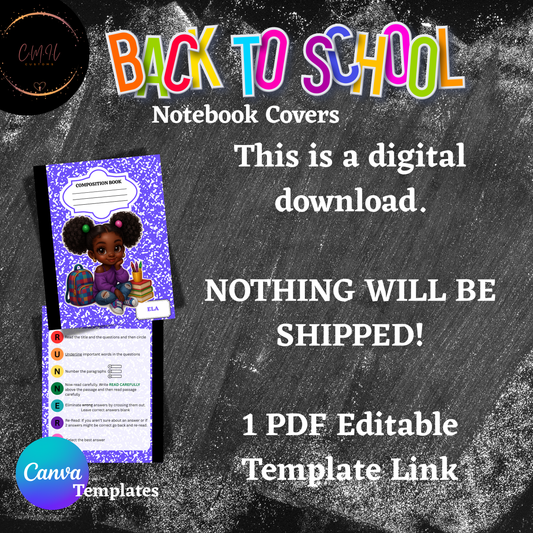 BACK TO SCHOOL NOTEBOOK COVER TEMPLATES