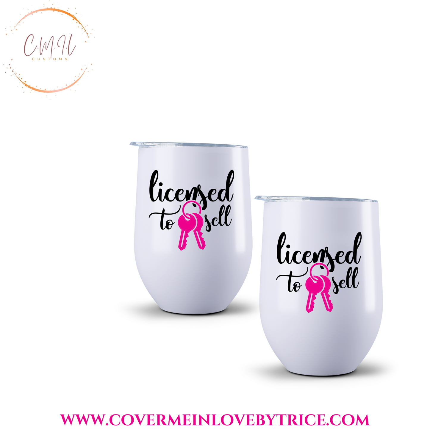 Licensed to Sell 17oz tumbler