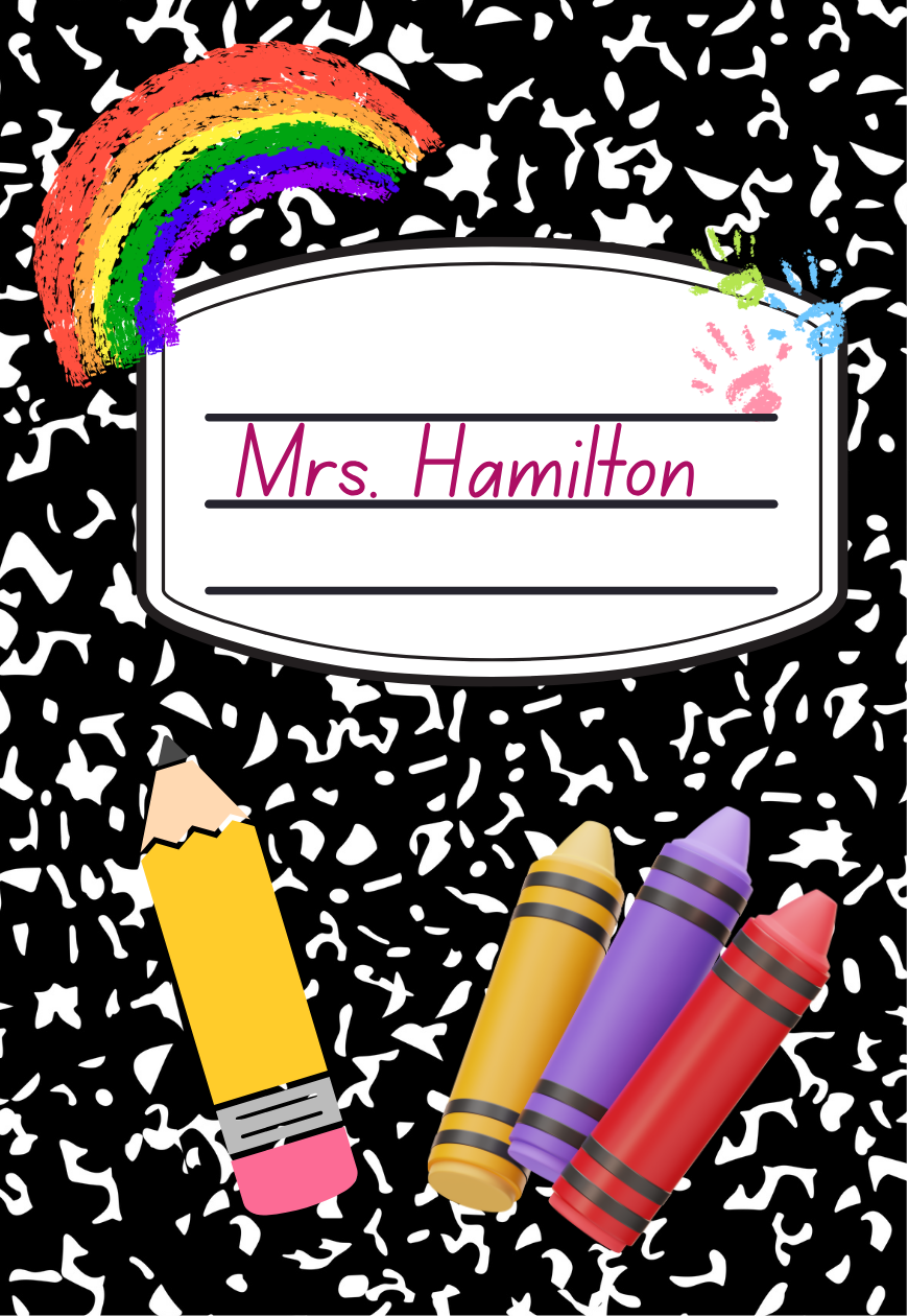 Teacher ID Badge Holder with Clear Back Pocket Template -Digital Download