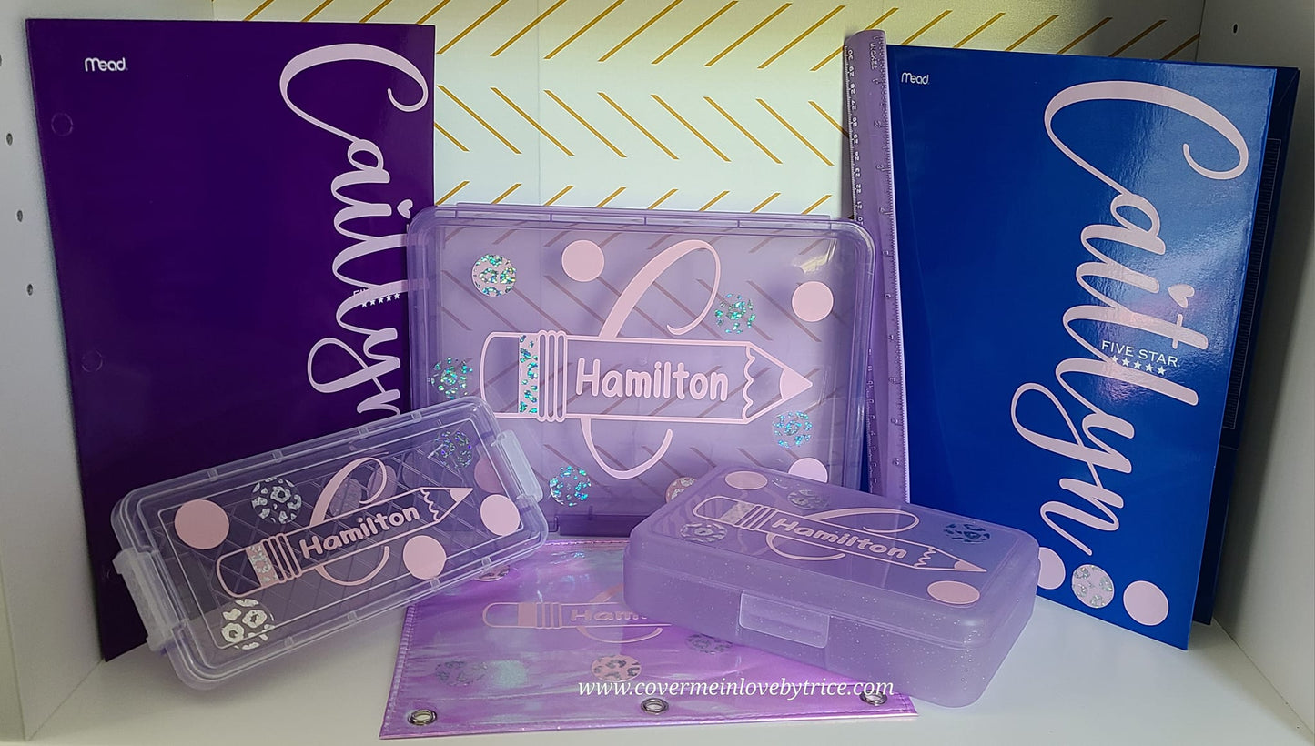 Custom Back 2 School Supplies