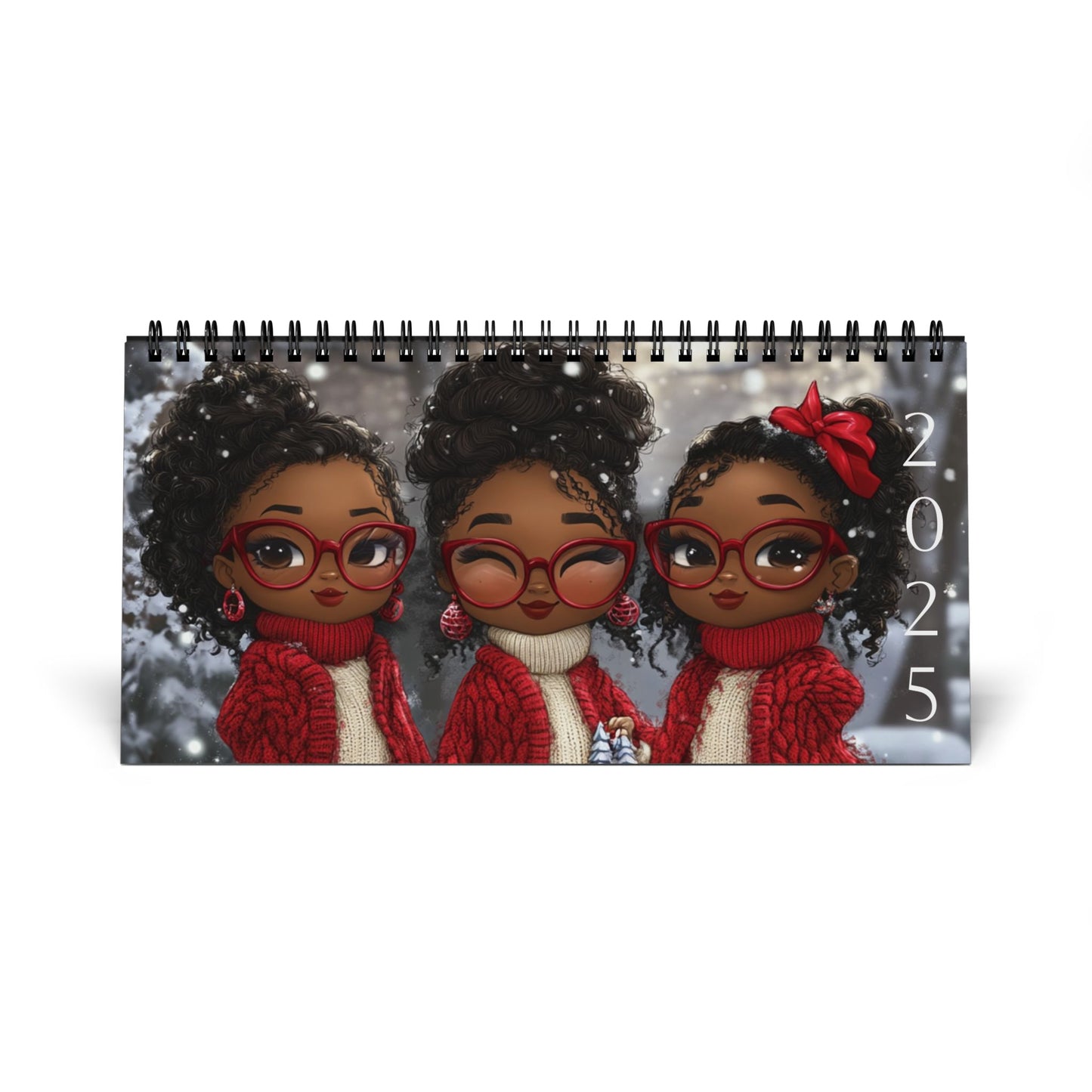 Chic Moments 2025 Desktop Calendar