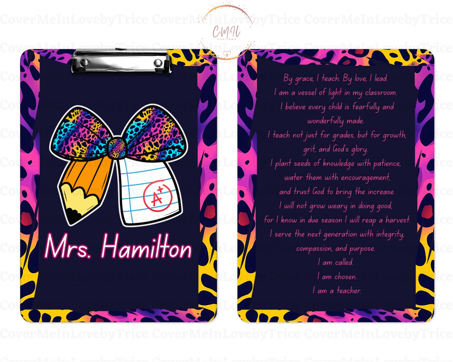 Editable Teacher Clipboard Canva Templates – Digital Download