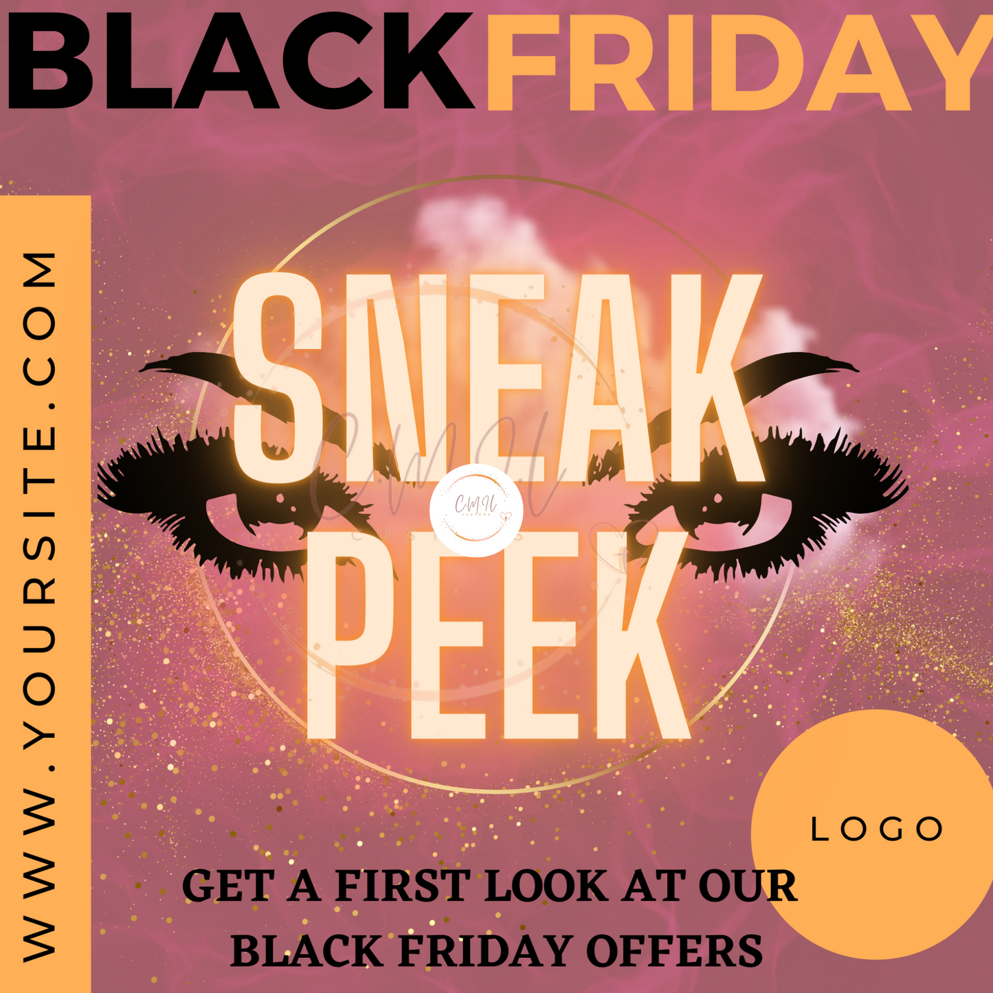 Black Friday Editable Promo Templates- Canva