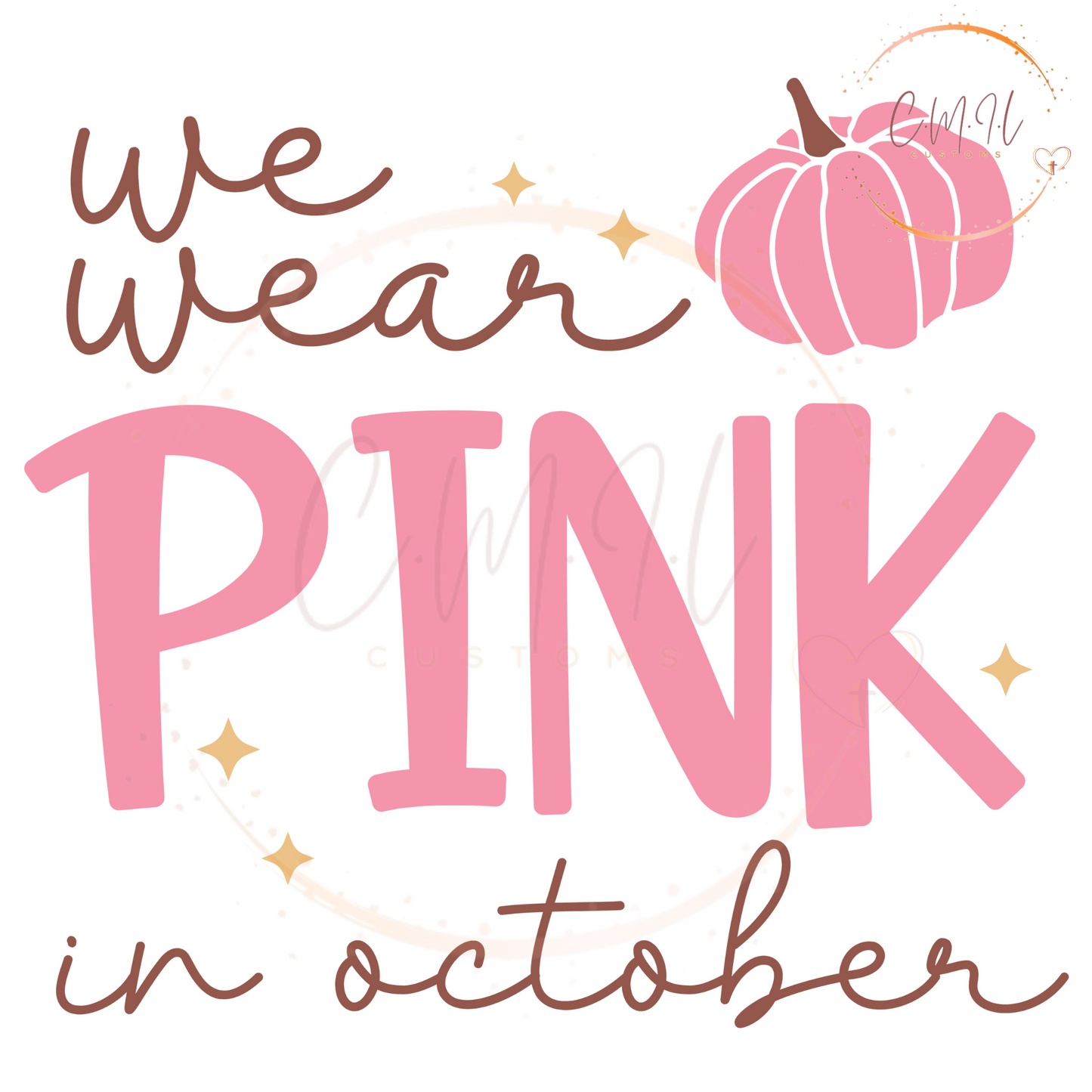 We Wear Pink in October SVG/PNG