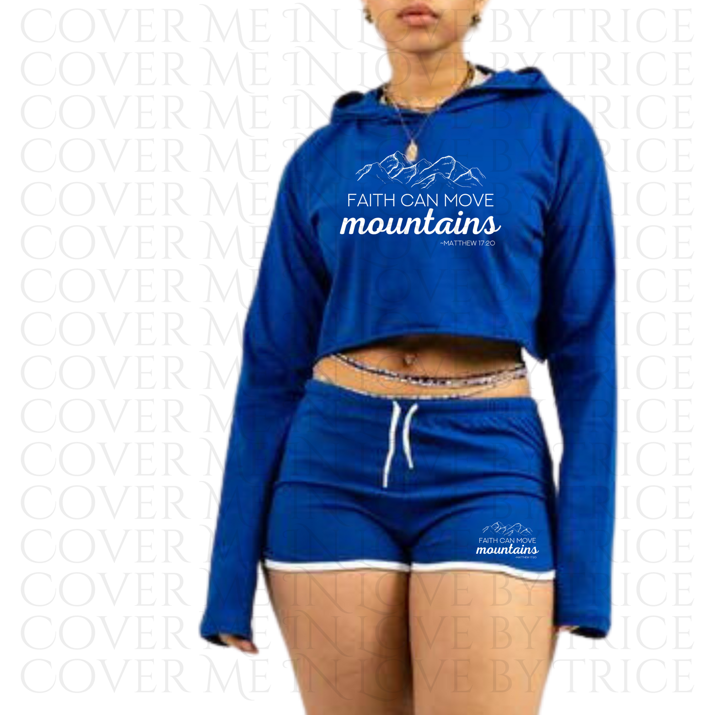 Ladies Crop Top Short Sets