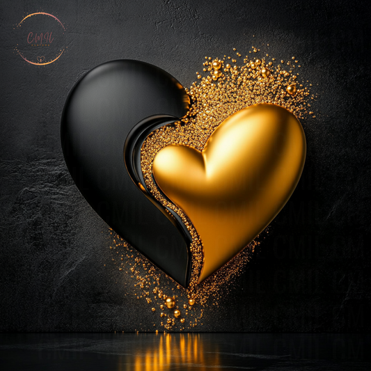 Heart of Gold Prints I