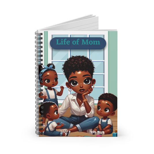Mom Life Spiral Notebook - Ruled Line
