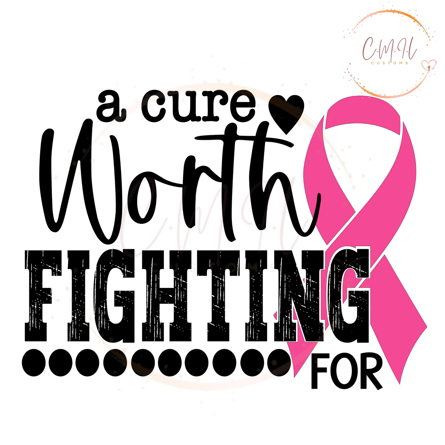 A Cure Worth Fighting For SVG/PNG