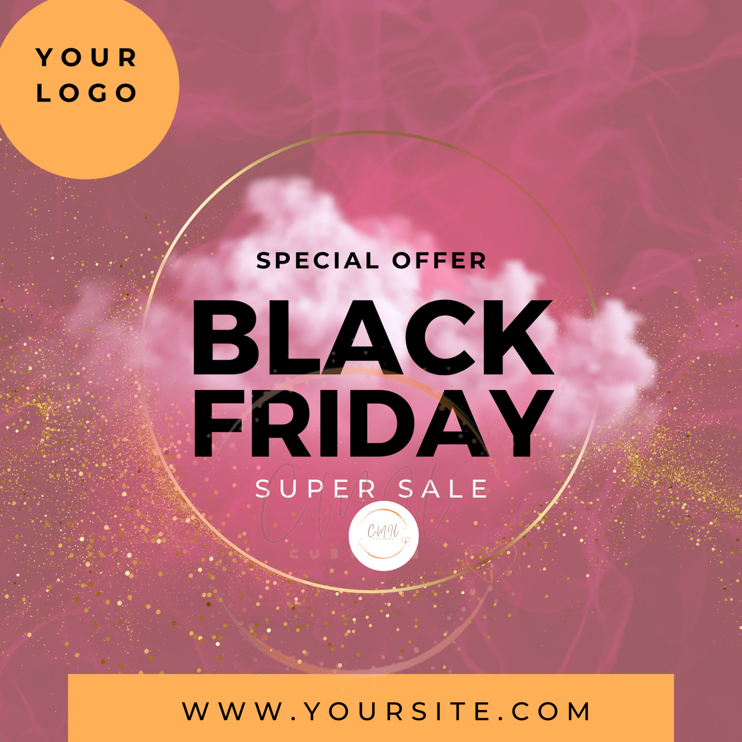 Black Friday Editable Promo Templates- Canva