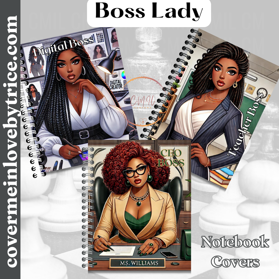 Boss Lady Journal Cover - Instant Download