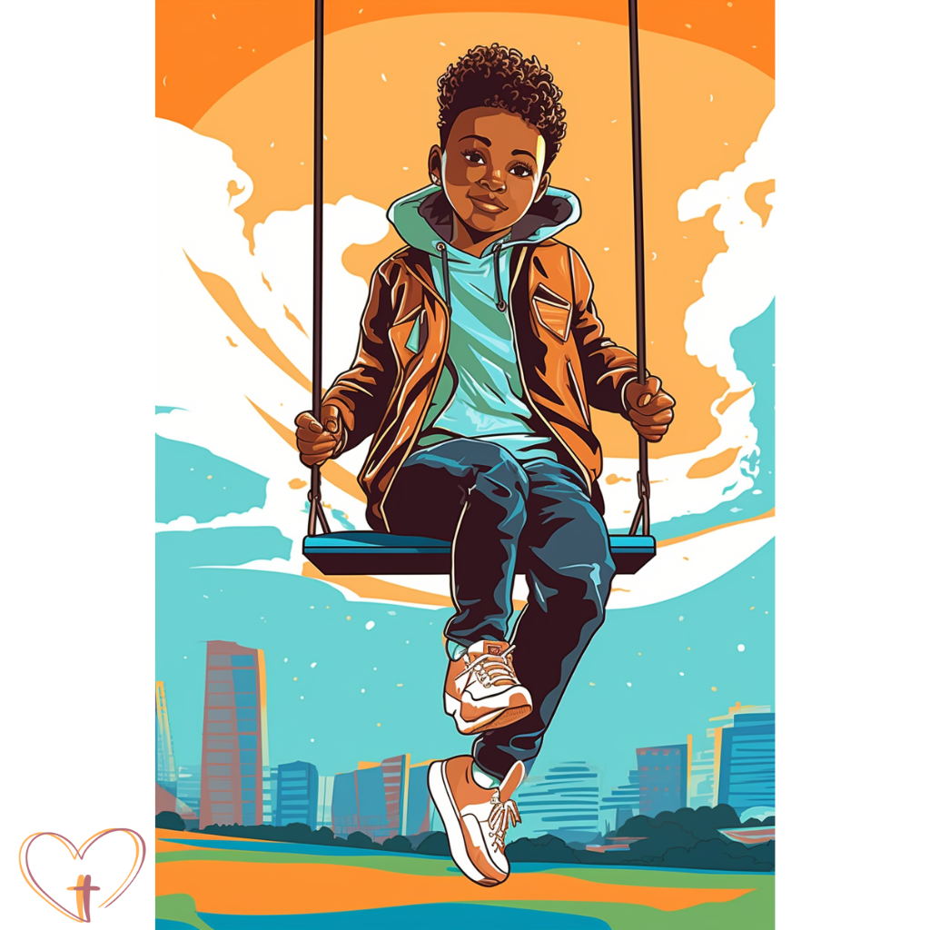 Swinging at the Park Ai Art Bundle
