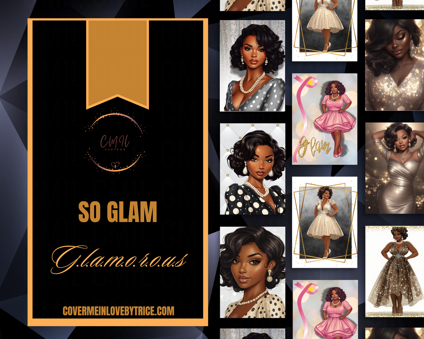 So Glam Journal Cover - Instant Download