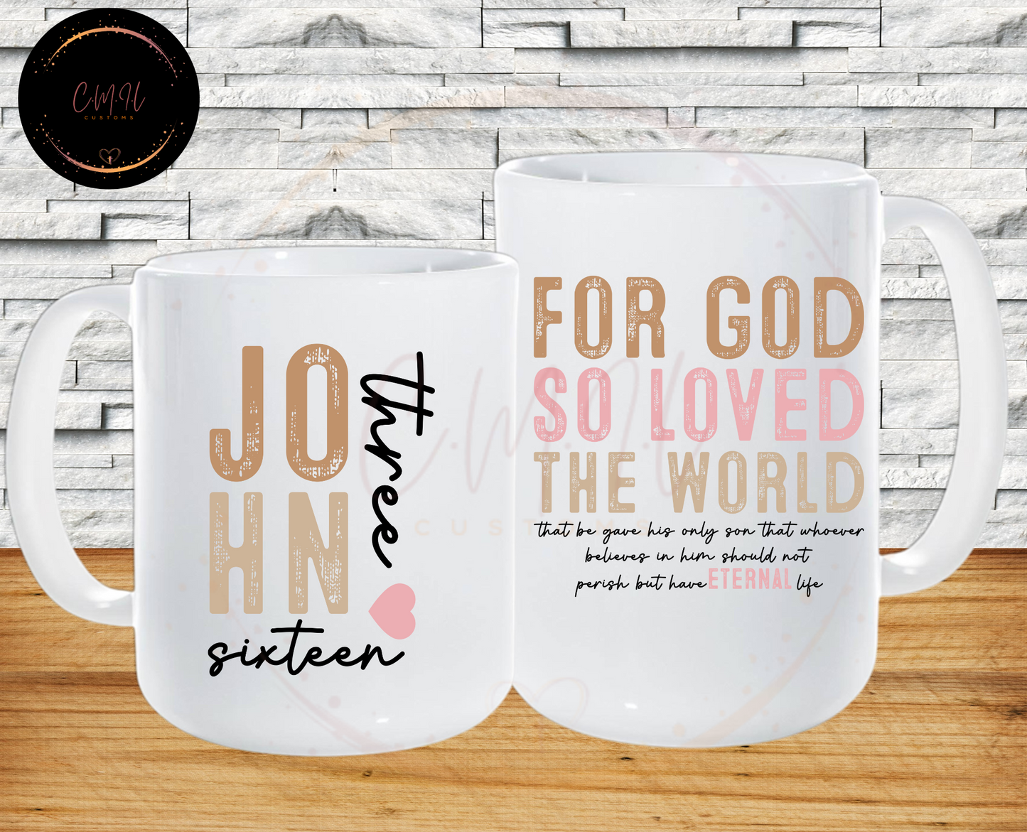 John 3:16 -20 oz coffee mug