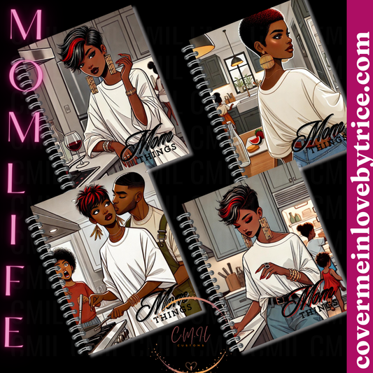 Mom Life Journal Cover - Instant Download