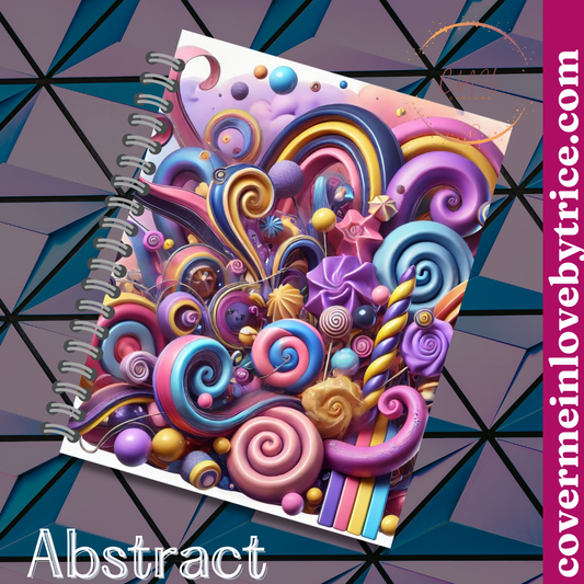 Abstract Journal Cover - Instant Download