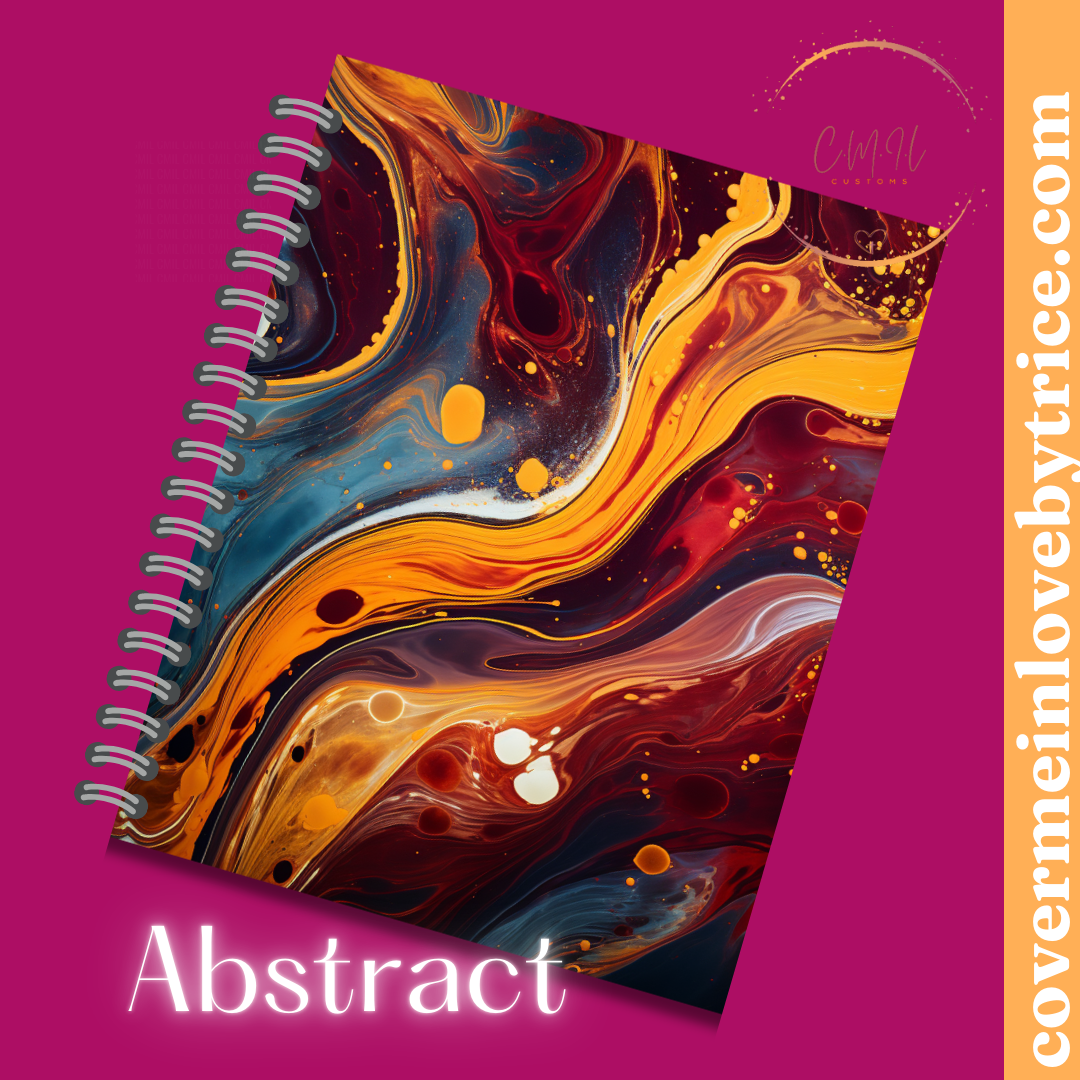 Abstract Journal Cover - Instant Download