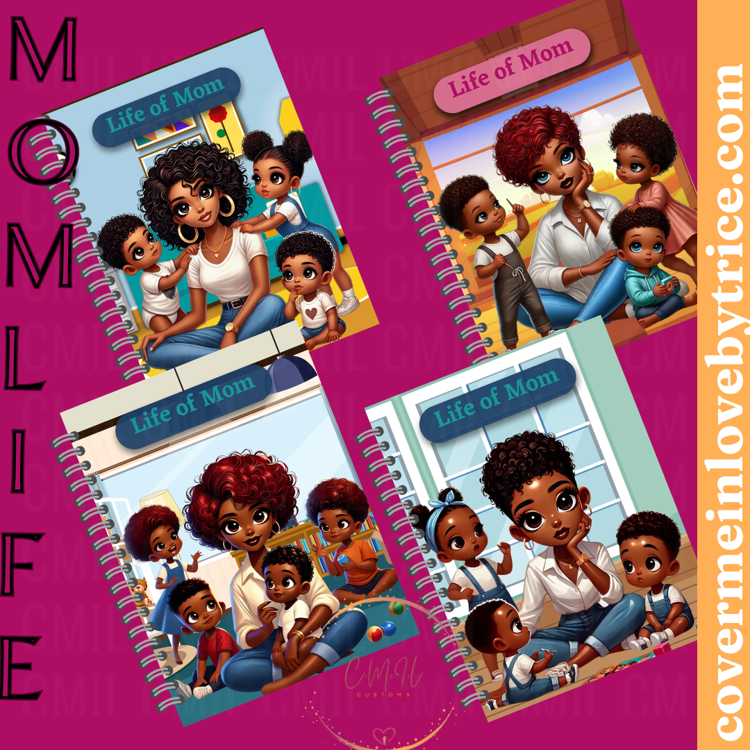 Mom Life Journal Cover - Instant Download