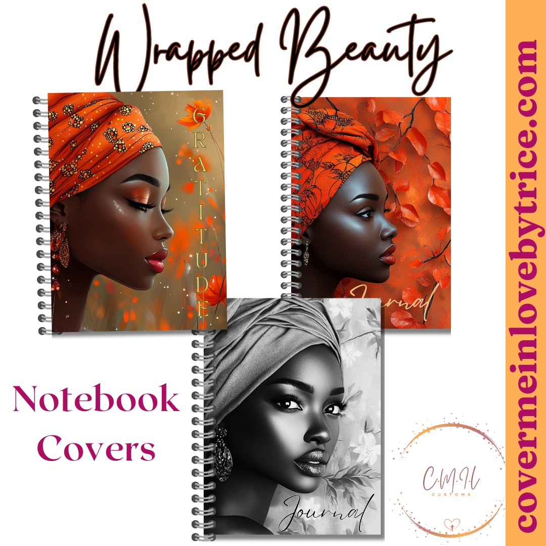 Wrapped Beauty Journal Cover - Instant Download