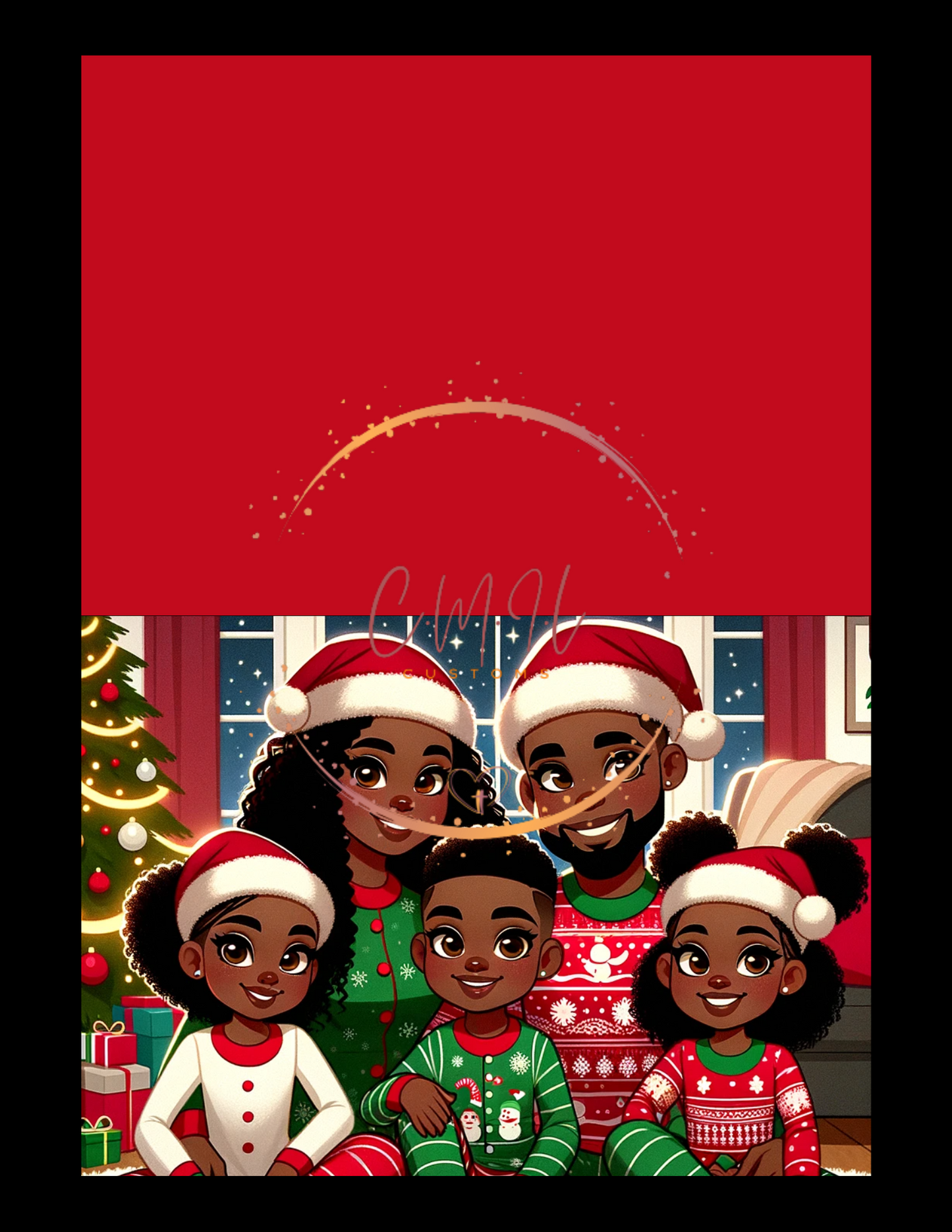 Love of Family Christmas Card - Digital