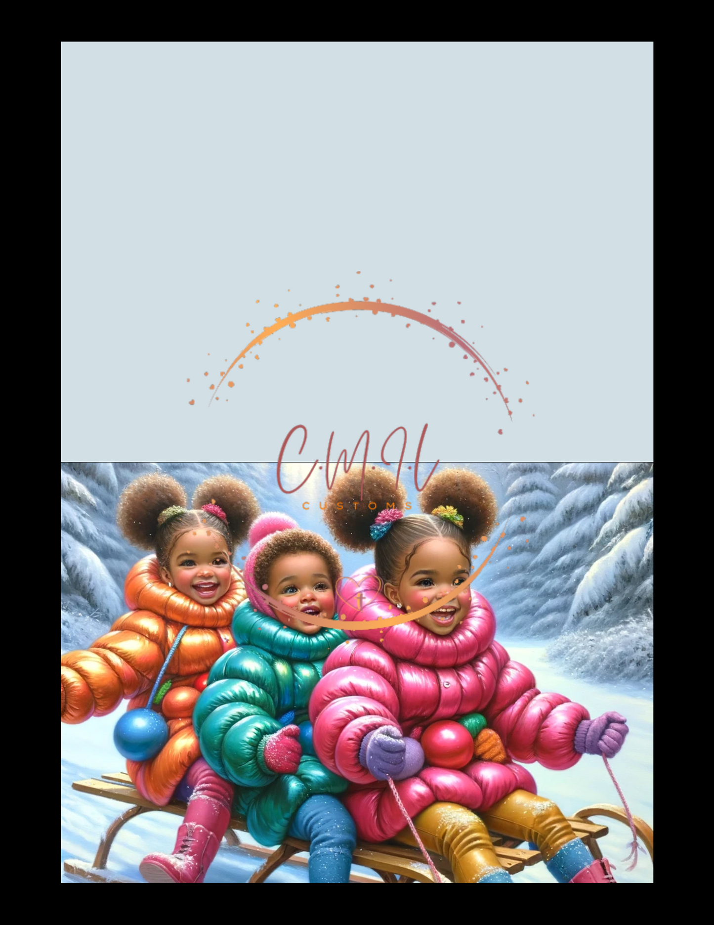 Kids Christmas Card Set