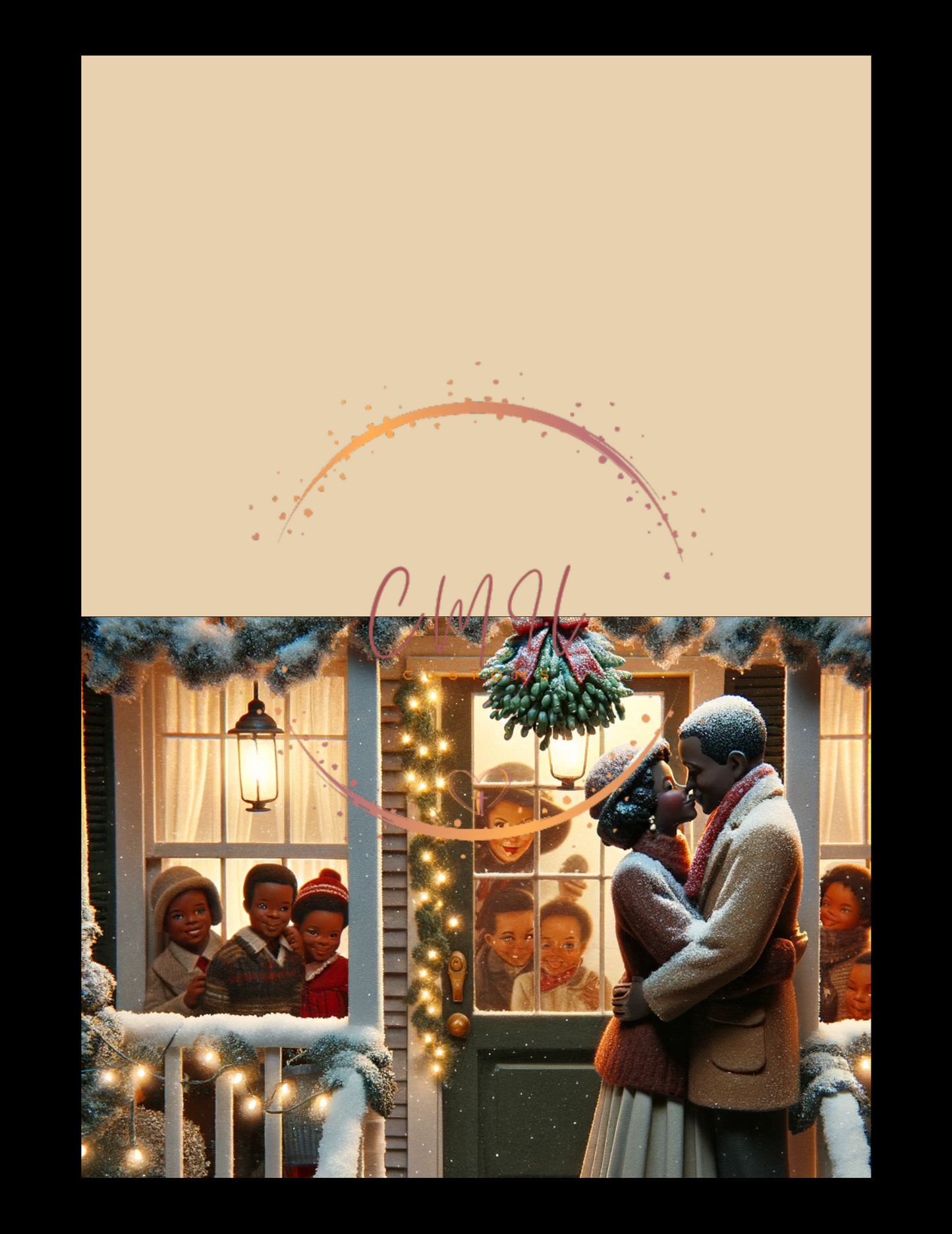 Family 2 Christmas Card Set