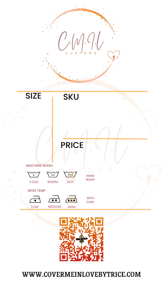 Clothing Hang Tag Template