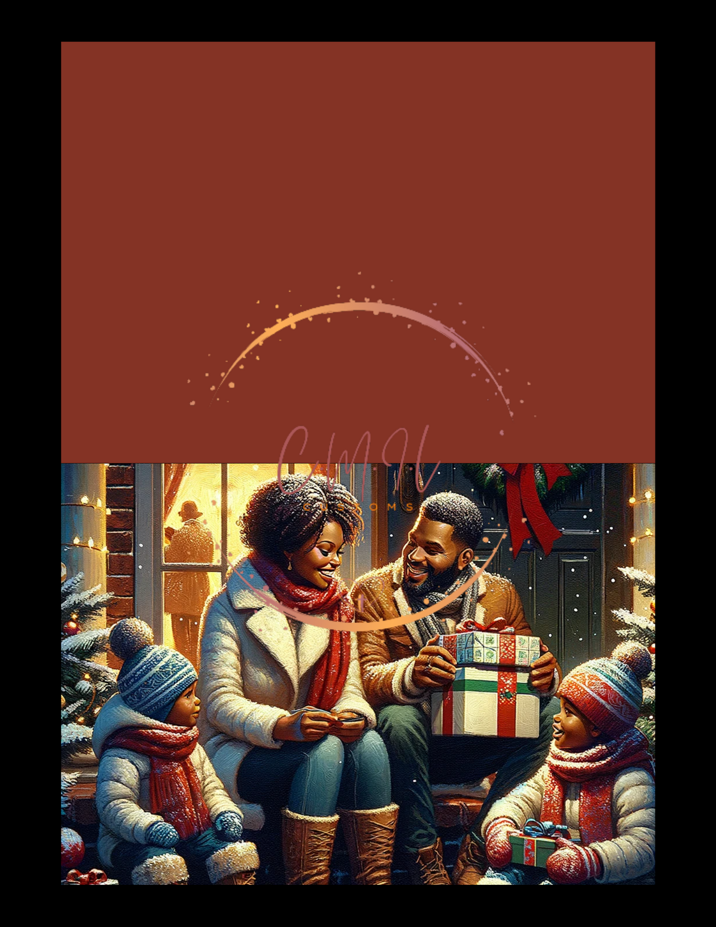 Family Time 1 Christmas Card Set