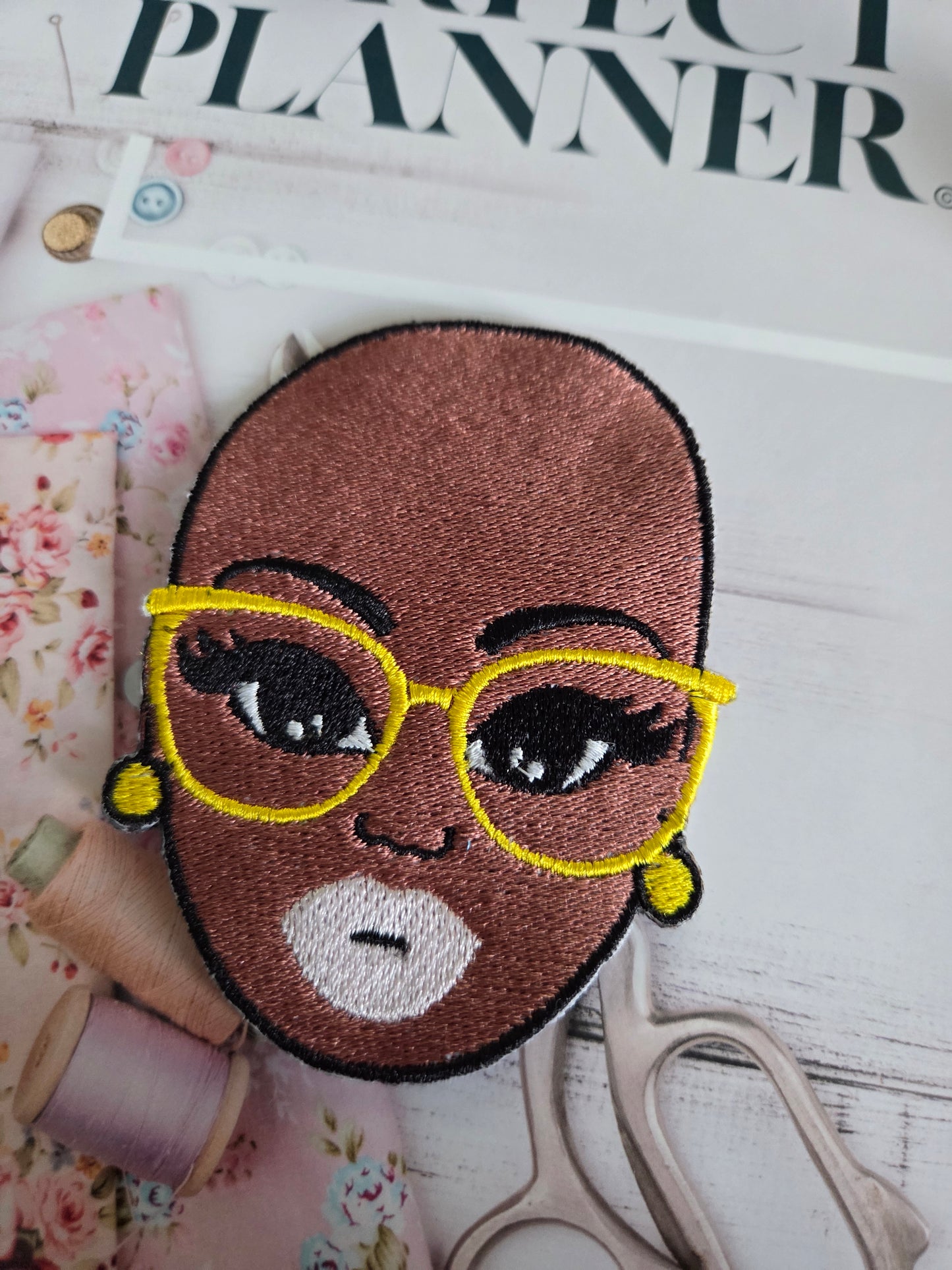 Bold & Bald Embroidered Patch
