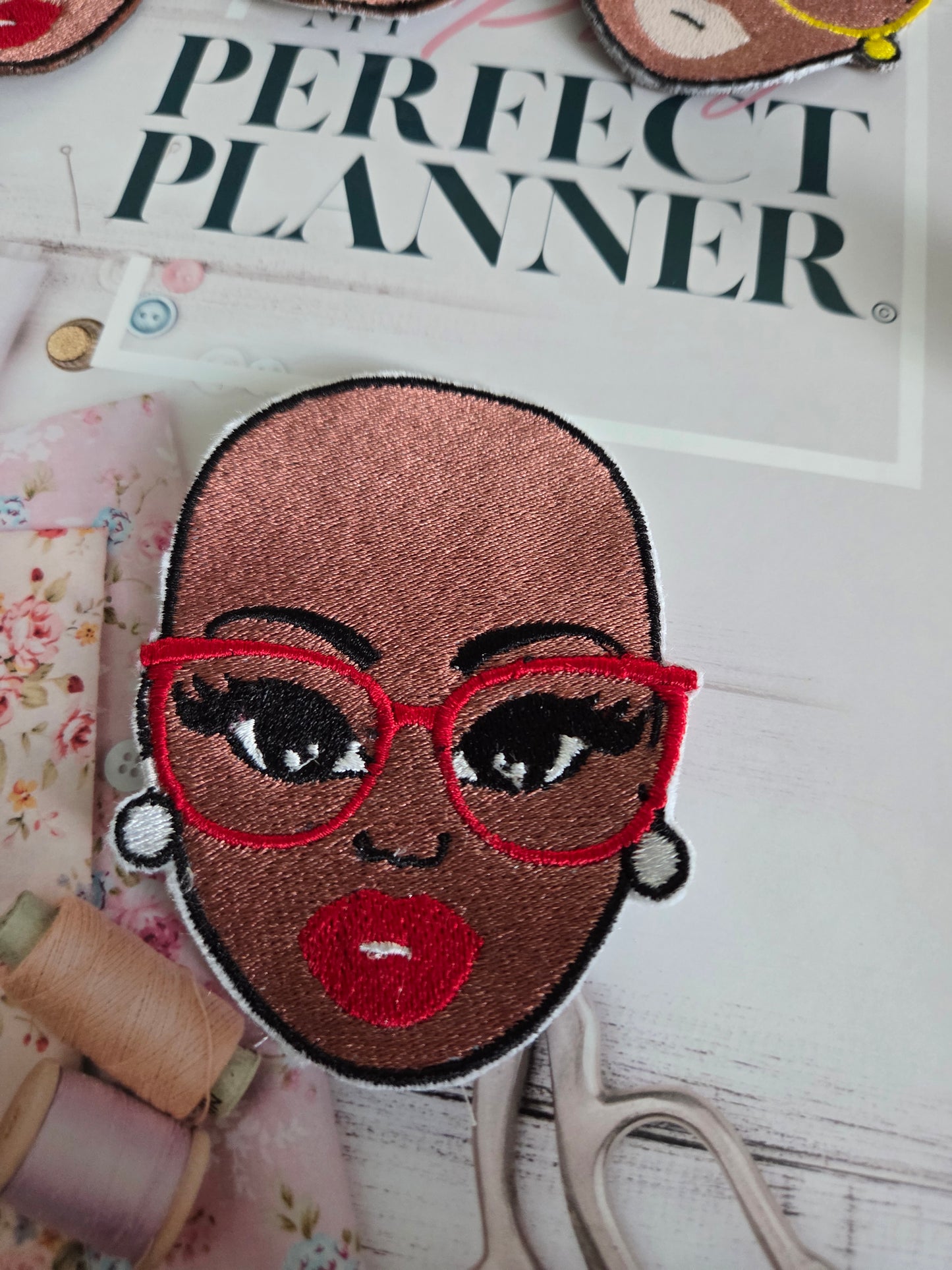 Bold & Bald Embroidered Patch