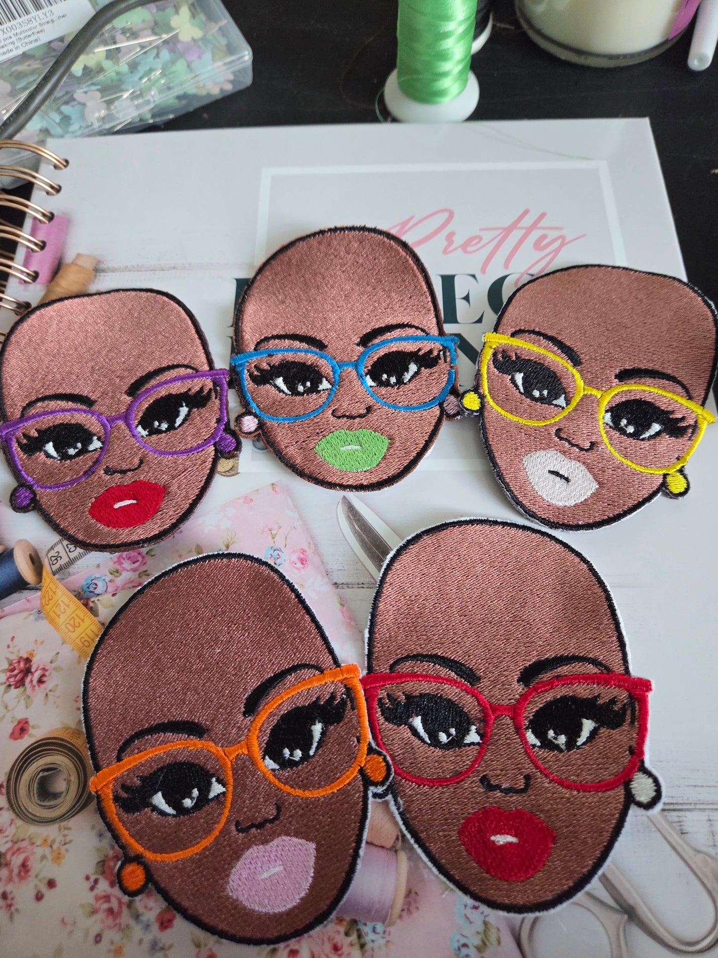 Bold & Bald Embroidered Patch