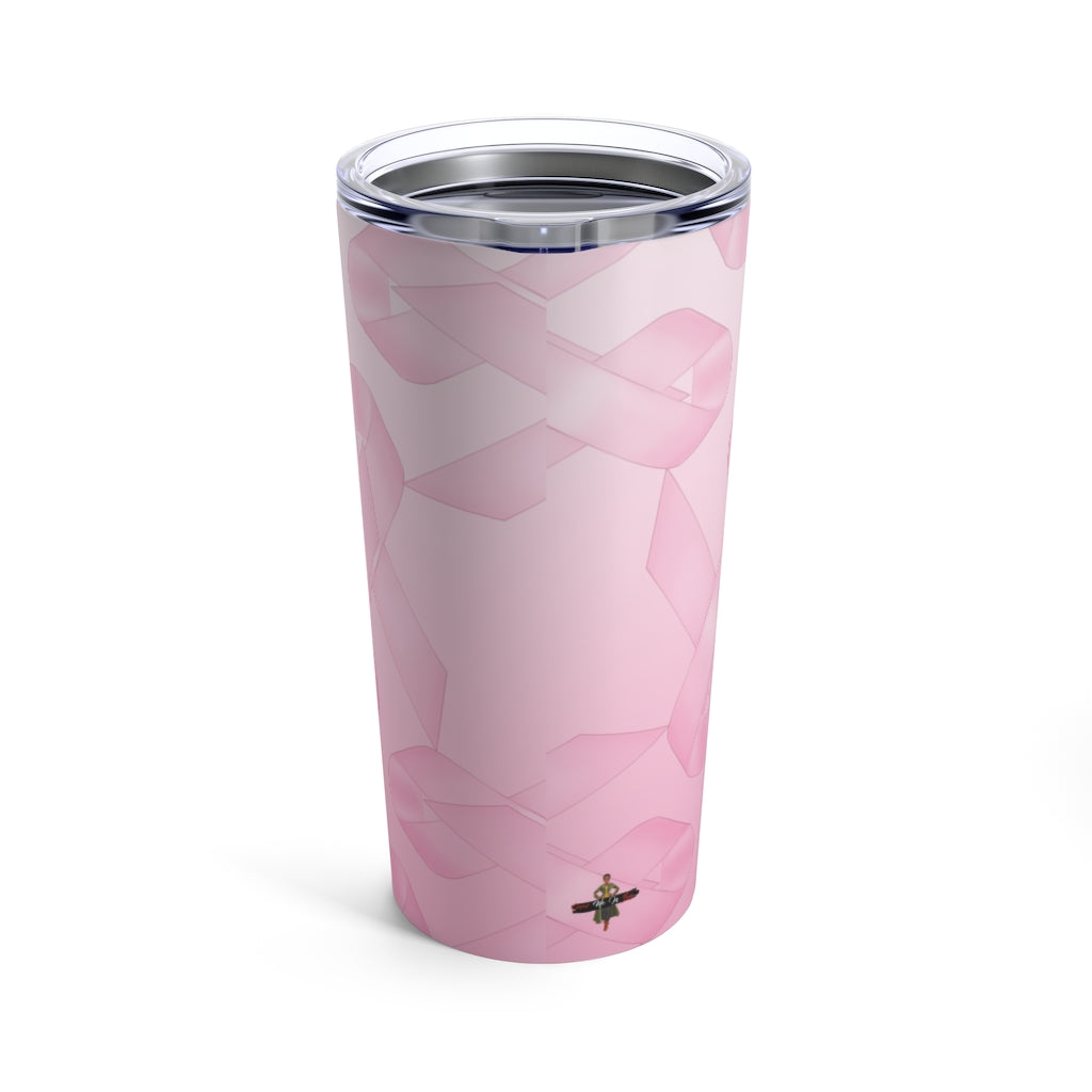 Be Strong, Be Brave, Be Kind, Breast Cancer Tumbler 20oz