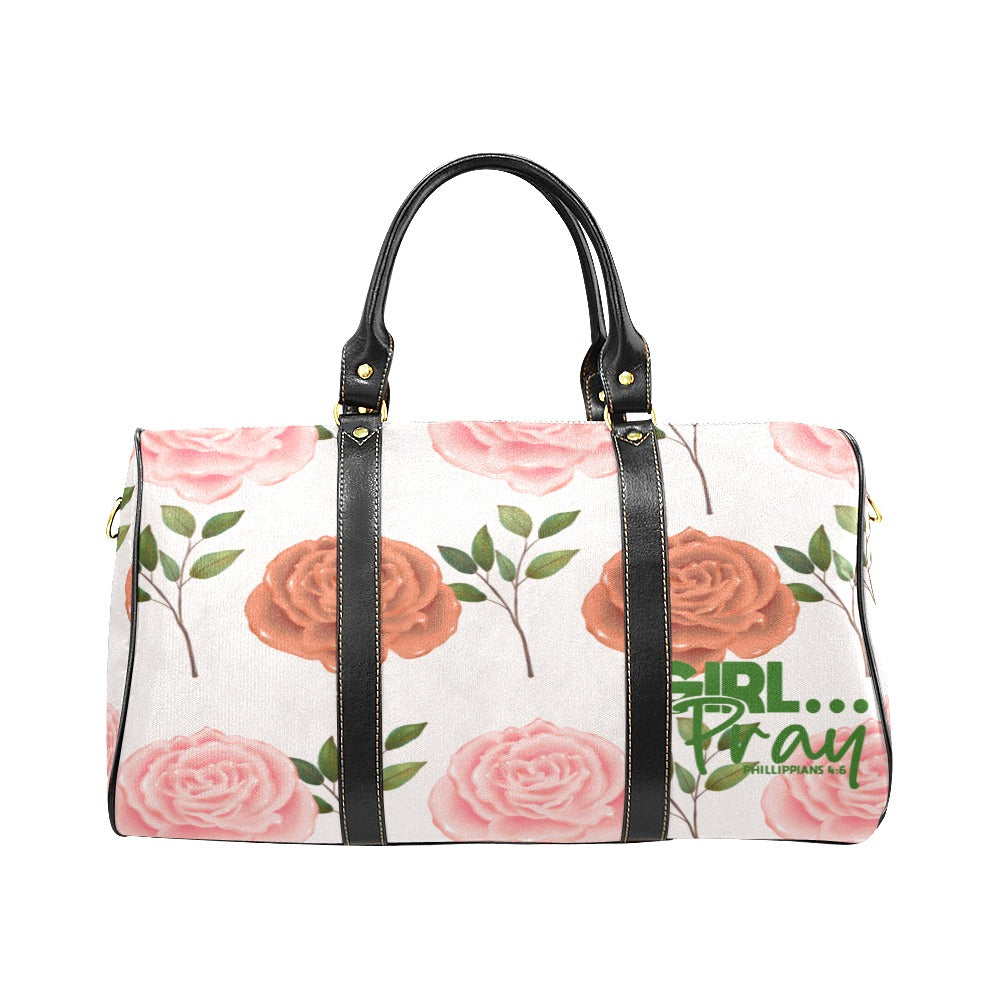 Girl Pray New Waterproof Travel Bag/Small (Model 1639)