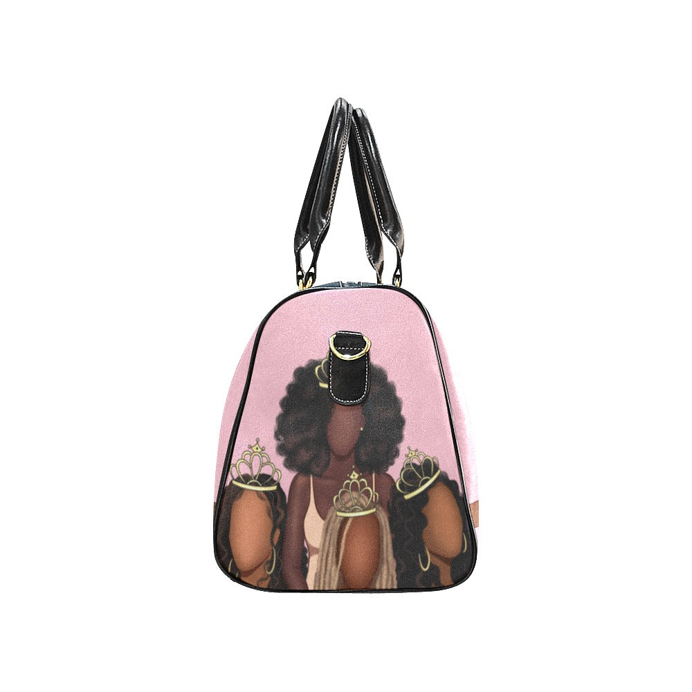 Sisters Crowns New Waterproof Travel Bag/Small (Model 1639)