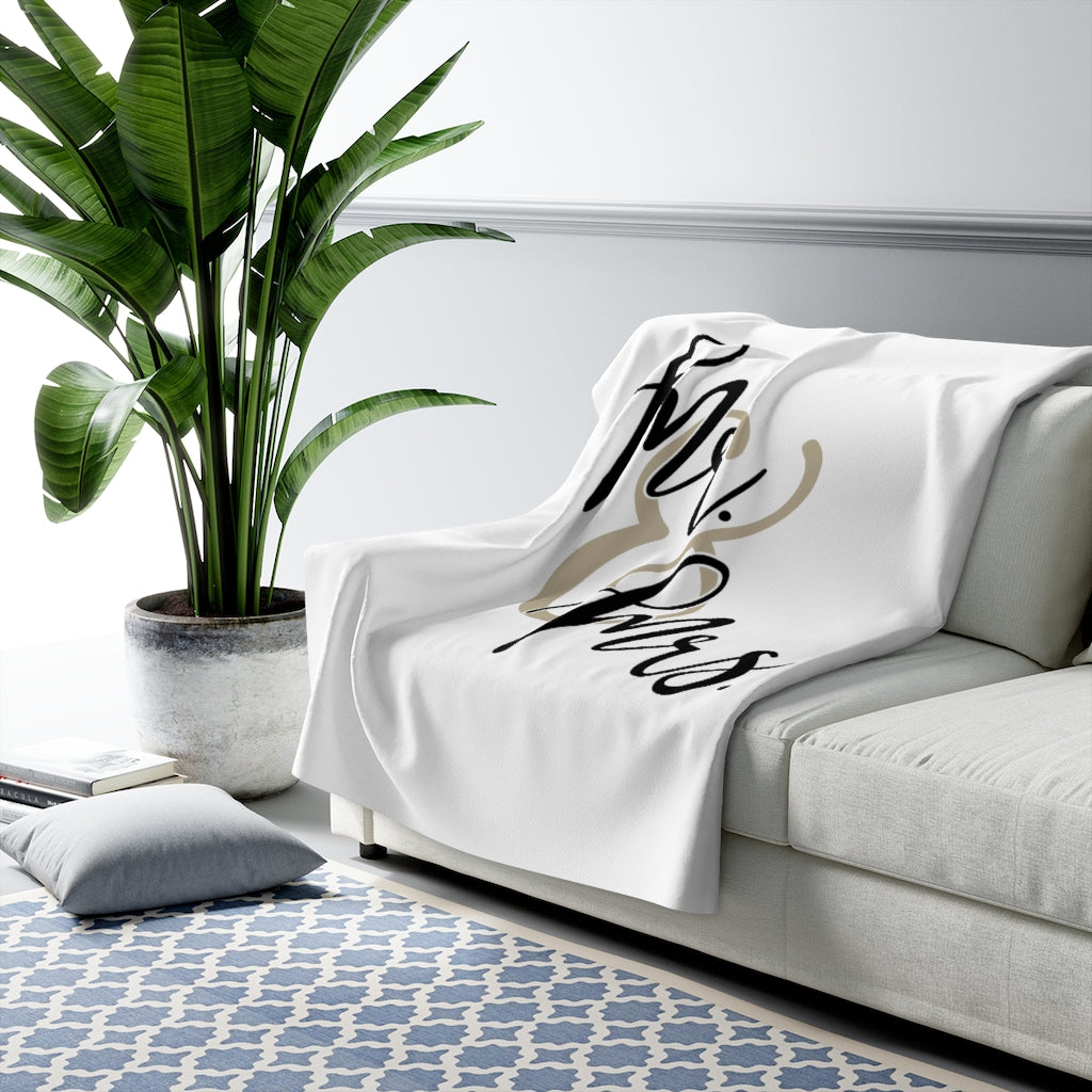 Mr. & Mrs. Cozy Fleece Blanket