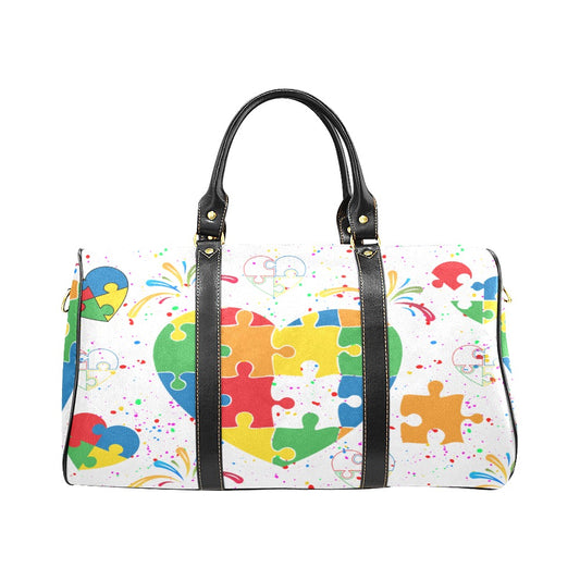 Autism Awareness Small Travel Bag New Waterproof Travel Bag/Small (Model 1639)