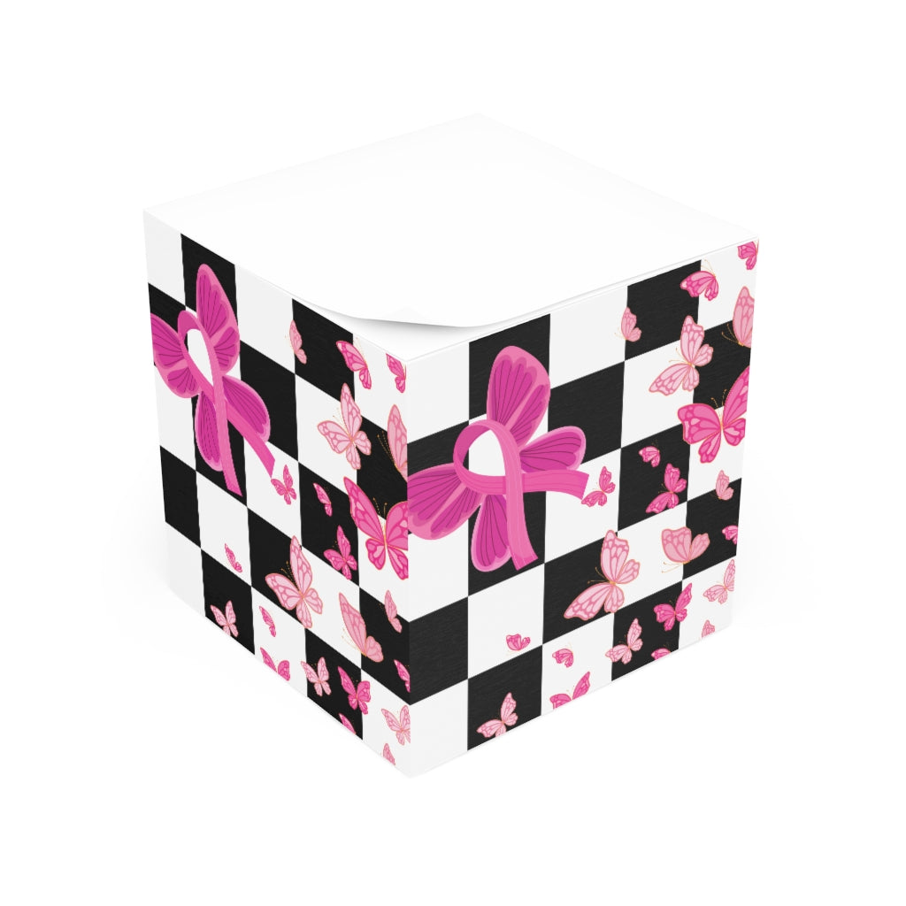 Butterfly Survivor Note Cube