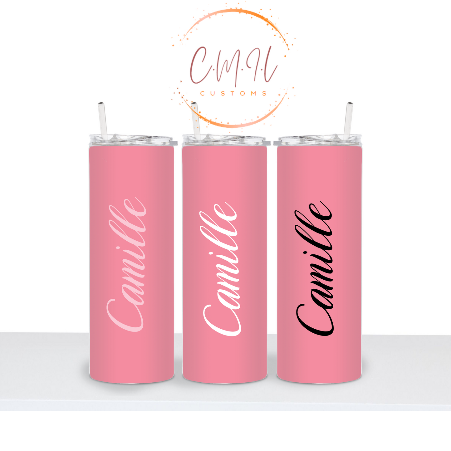 Pink 20 oz Tumbler
