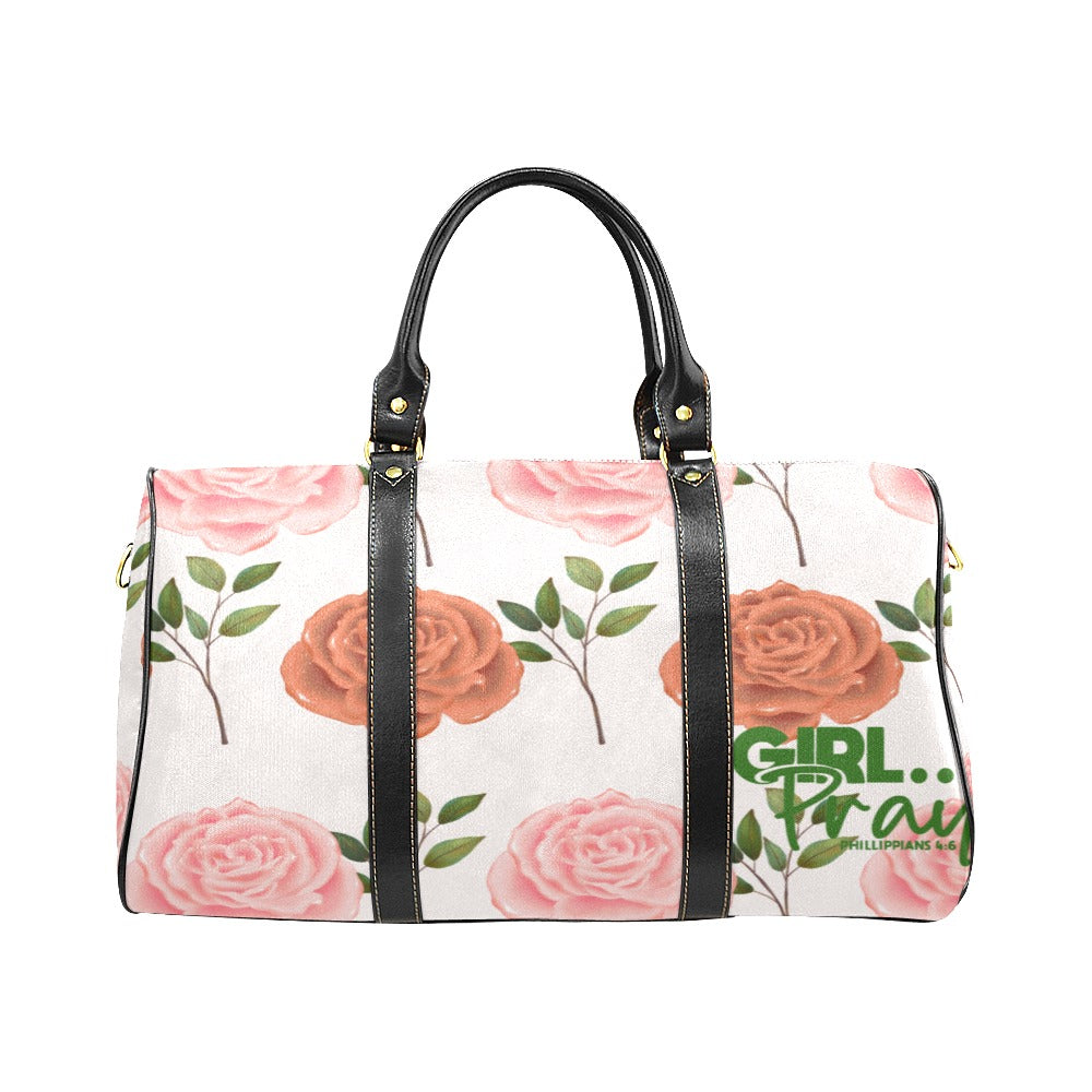 Girl Pray New Waterproof Travel Bag/Small (Model 1639)