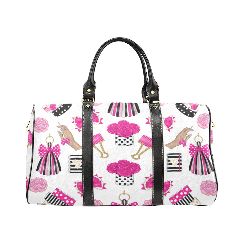 Girly Girls Travel New Waterproof Travel Bag/Large (Model 1639)