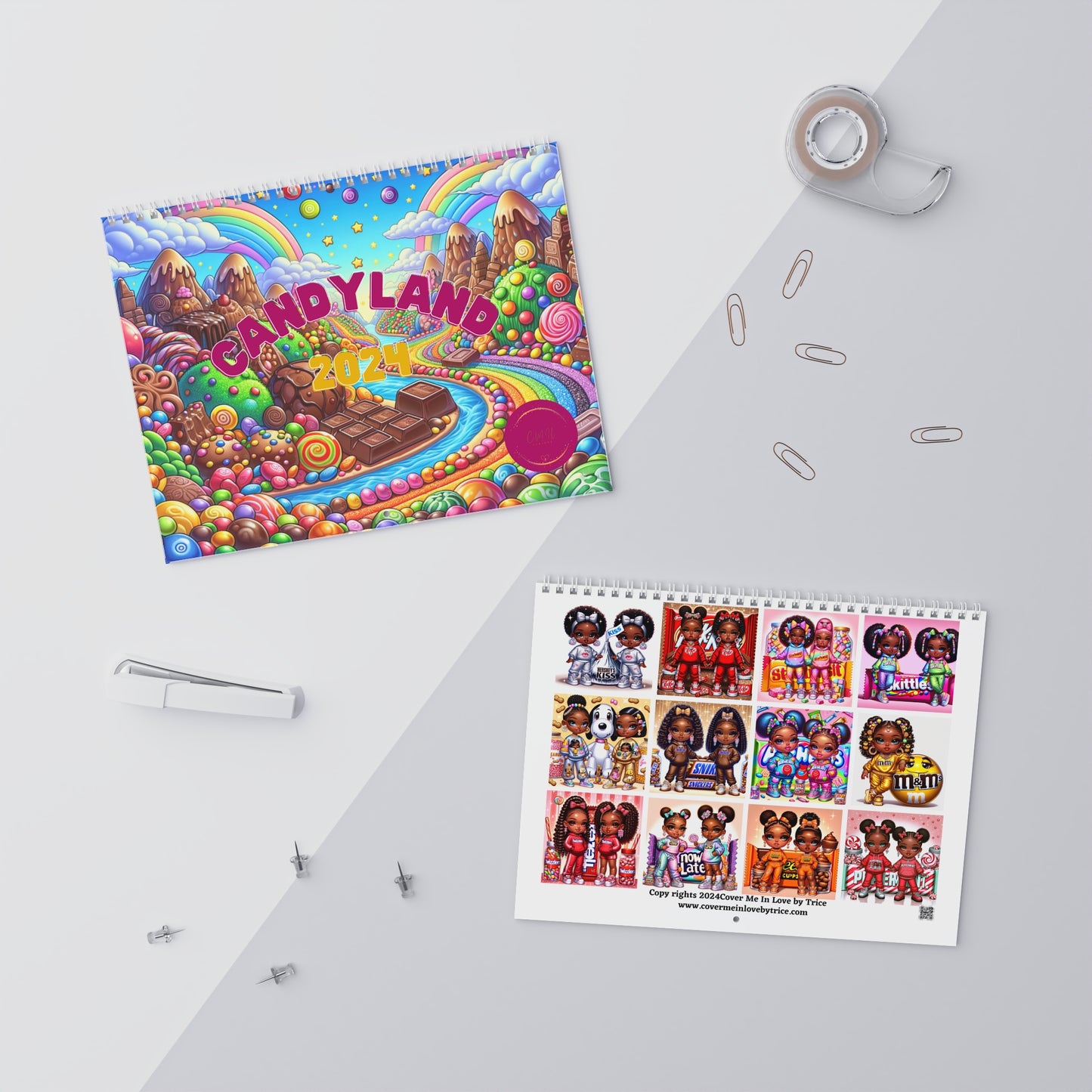 Kids Candyland Wall Calendars (2024)