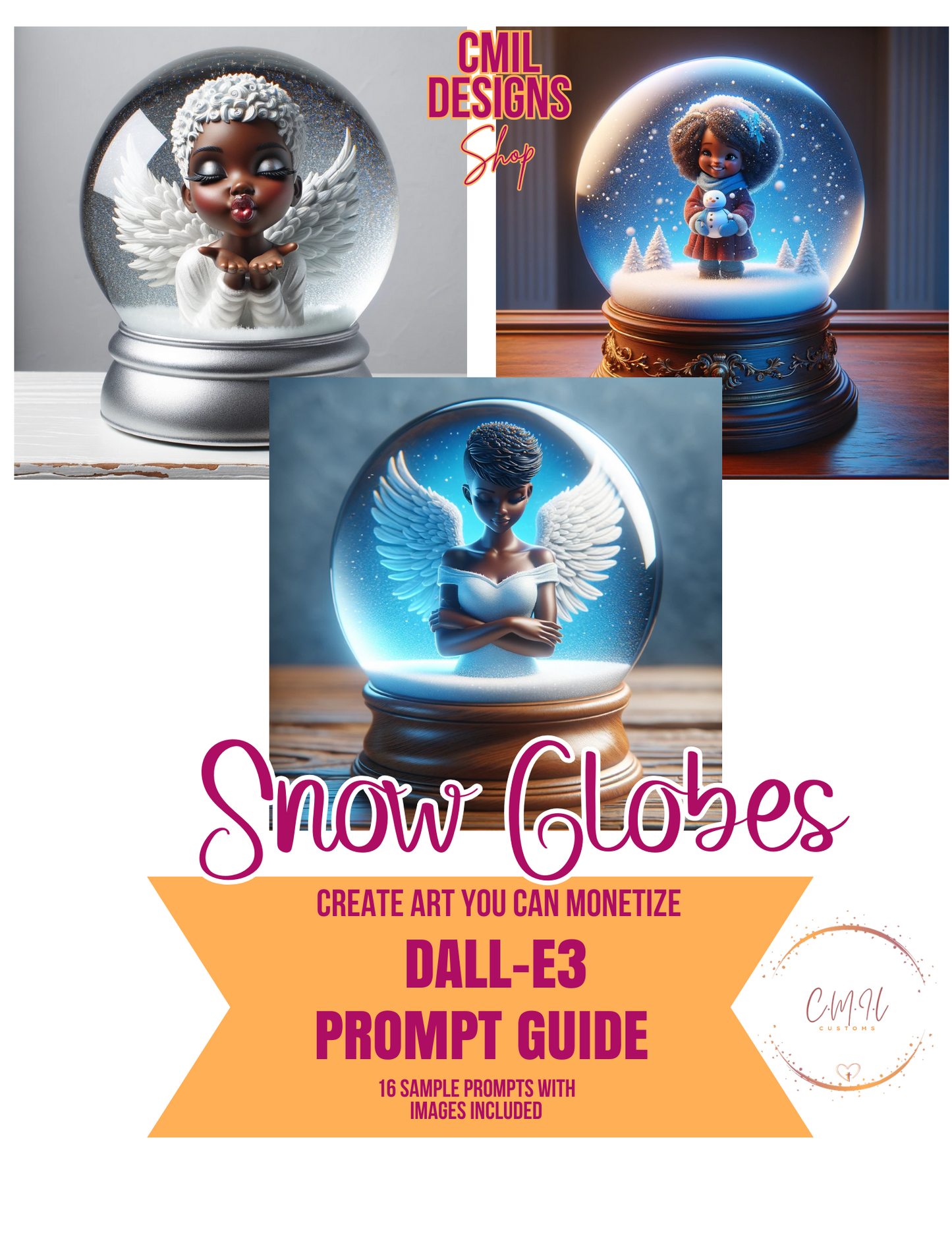 Ai Prompt Guide- SnowGlobes- DALLE-3