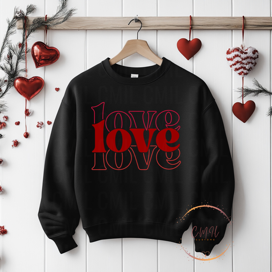 Love Sweater "Stacked"